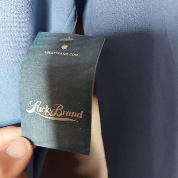 Lucky Brand hooded belted cardigan Blue Size XL - Picture 3 of 6